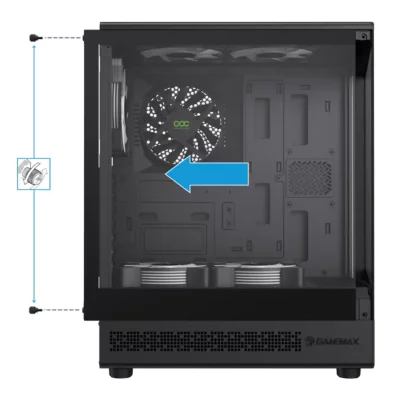 کیس گیمینگ گیم مکس Vista COC Black