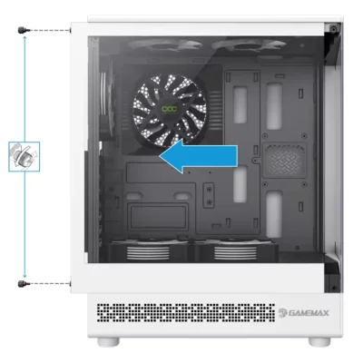 کیس گیمینگ گیم مکس Vista COC White