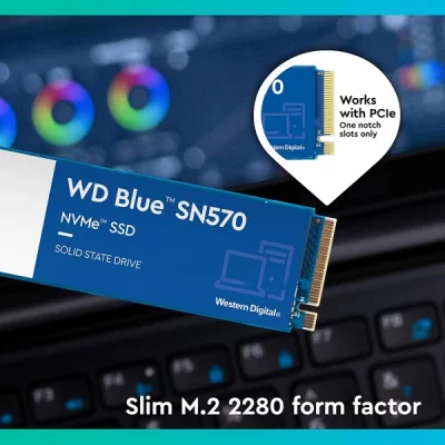 حافظه SSD وسترن دیجیتال مدل Blue SN570 ظرفیت 500 گیگابایت
