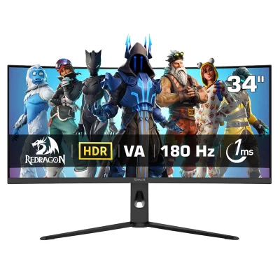 مانیتور گیمینگ 34 اینچ خمیده ردراگون GMQ3418RVC