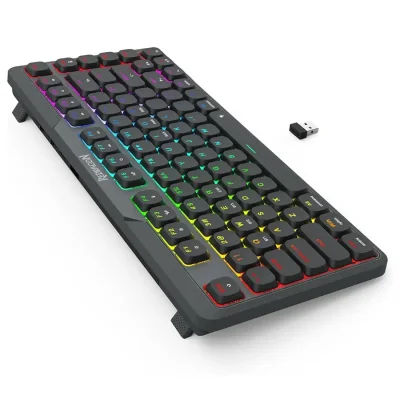 کیبورد بی سیم/باسیم مکانیکال گیمینگ ردراگون AETHER K706 PRO