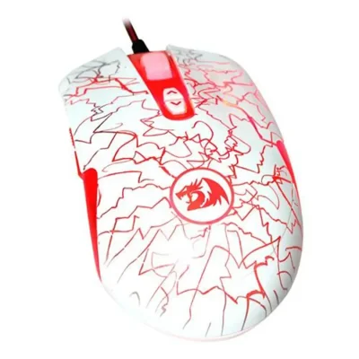 موس گیمینگ ردراگون Lavawolf M701 White
