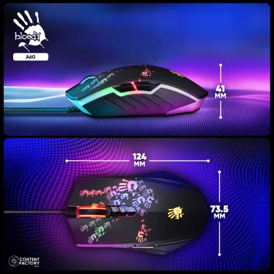 ماوس گیمینگ باسیم بلادی مدل A60