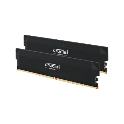 رم دسکتاپ DDR5 دو کاناله 6000 مگاهرتز CL36 کروشیال مدل Pro 32GB OC  ظرفیت 32 گیگابایت