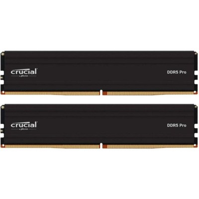 رم دسکتاپ DDR5 دو کاناله 6000 مگاهرتز CL36 کروشیال مدل Pro 32GB OC  ظرفیت 32 گیگابایت