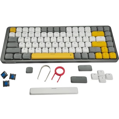 کیبورد گیمینگ ردراگون مدل TL84، سوییچ مکانیکال آبی، نورپردازی RGB