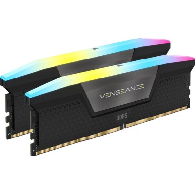 رم دسکتاپ DDR5 دو کاناله 5200 مگاهرتز CL40 کورسیر مدل VENGEANCE RGB WH ظرفیت 64 گیگابایت