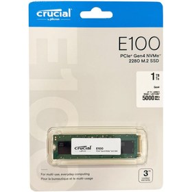 حافظه اس اس دی اینترنال کروشیال E100 M.2 2280 NVMe ظرفیت 1 ترابایت