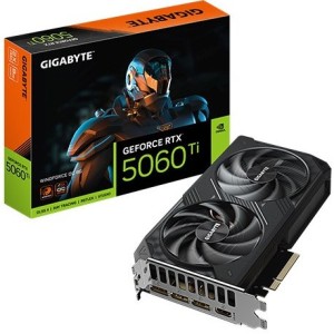 کارت گرافیک گیگابایت RTX 5060 Ti OC Windforce حافظه 8 گیگابایت