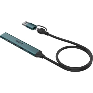 هاب 4 پورت USB A 3.0 و USB-C اونتن مدل OTN-UCA9703