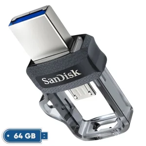 فلش مموری سن دیسک مدل Ultra Dual Drive ظرفیت 64 گیگابایت