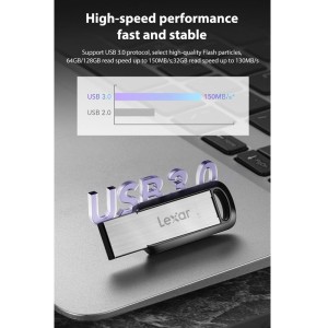 فلش مموری لکسار مدل M400 ظرفیت ۶۴ گیگابایت USB 3