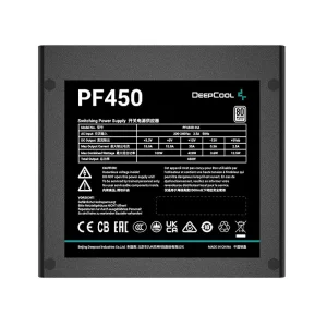 منبع تغذیه کامپیوتر دیپ کول مدل PF450 80 Plus White توان 450 وات
