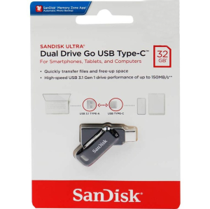 فلش مموری سن دیسک Ultra Dual Drive Go ظرفیت ۳۲ گیگابایت USB 3