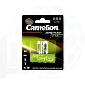 باتری نیم قلمی قابل شارژ کملیون مدل ACCU-1100mAh بسته دو عددی