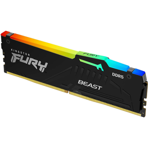 رم کینگستون مدل Fury Beast RGB ظرفیت ۳۲ گیگابایت DDR5 فرکانس ۶۰۰۰ مگاهرتز دو کاناله CL40