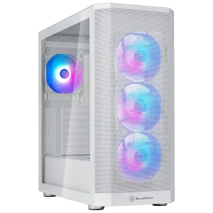 کیس کامپیوتر سیلوراستون مدل FARA 514X Mid Tower سفید