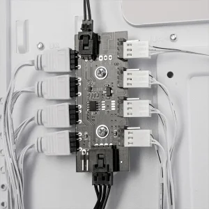 کیس کامپیوتر سیلوراستون مدل FARA 514X Mid Tower سفید