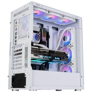 کیس کامپیوتر سیلوراستون مدل FARA 514X Mid Tower سفید