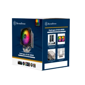 خنک‌کننده پردازنده سیلوراستون مدل Hydrogon D120 ARGB