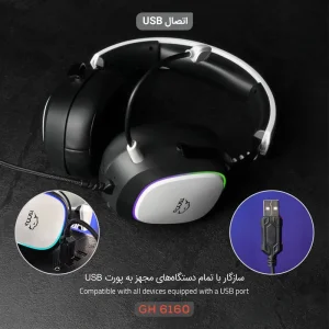 هدست با سیم تسکو مدل LUXOR GH 6160