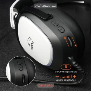 هدست با سیم تسکو مدل LUXOR GH 6160