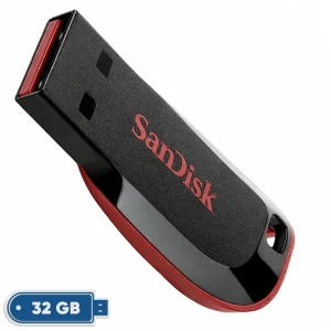 فلش مموری سن دیسک Cruzer Blade CZ50 ظرفیت 32 گیگابایت