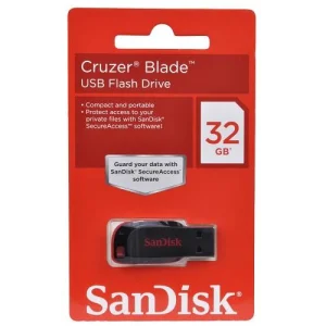 فلش مموری سن دیسک Cruzer Blade CZ50 ظرفیت 32 گیگابایت