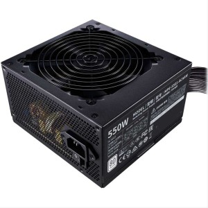 منبع تغذیه کامپیوتر کولرمستر MWE 550 80 Plus White توان 550 وات