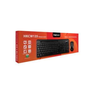 کیبورد و ماوس بی سیم هترون مدل HKCW135
