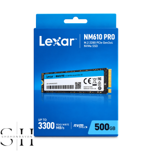 حافظه اس اس دی اینترنال لکسار NM610 Pro M.2 2280 NVMe ظرفیت 500 گیگابایت