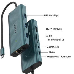 هاب 9 پورت USB-C اونتن مدل OTN-UC961