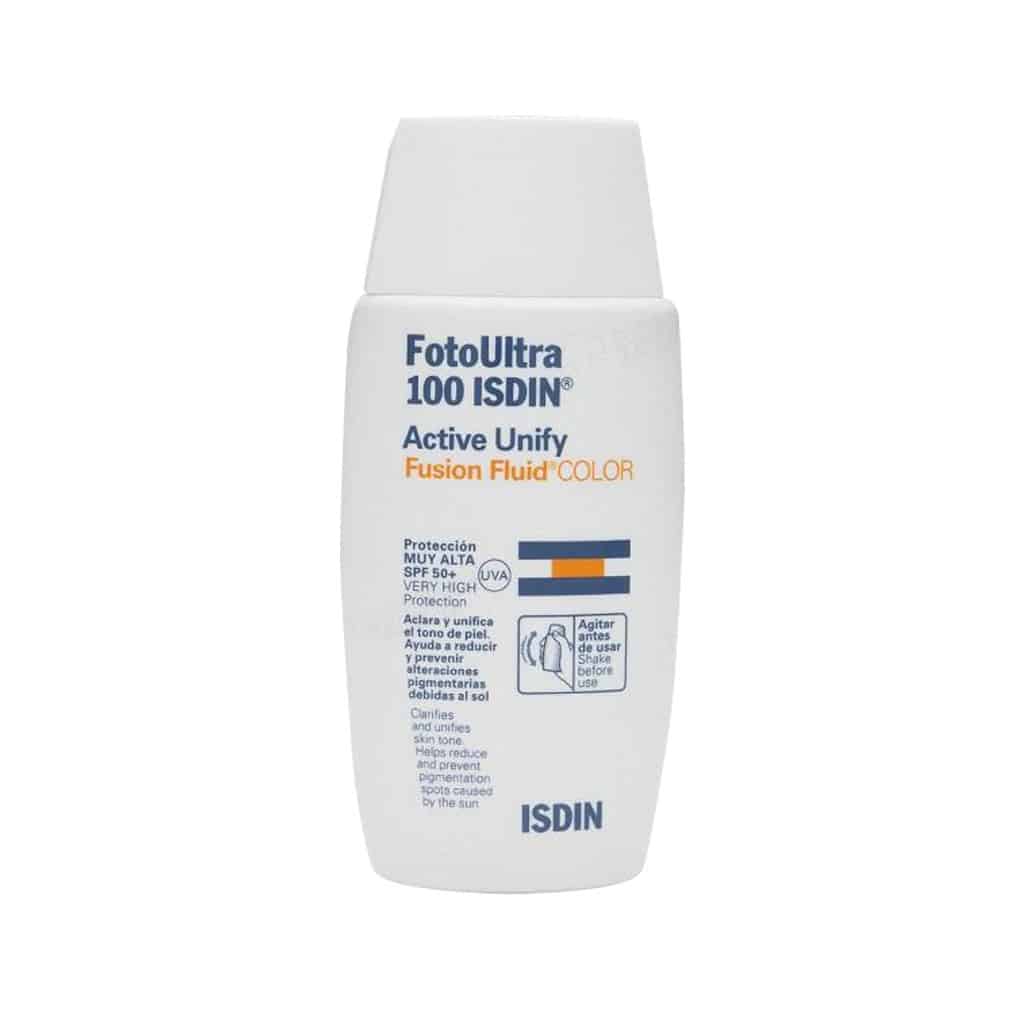 فلوئید ضد آفتاب اکتیو یونیفای فتو اولترا ایزدین ⁺SPF50 حجم ۵۰ میلی لیتر