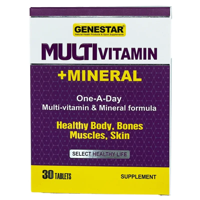 قرص مولتی ویتامین + مینرال ژن استار 30 عددی