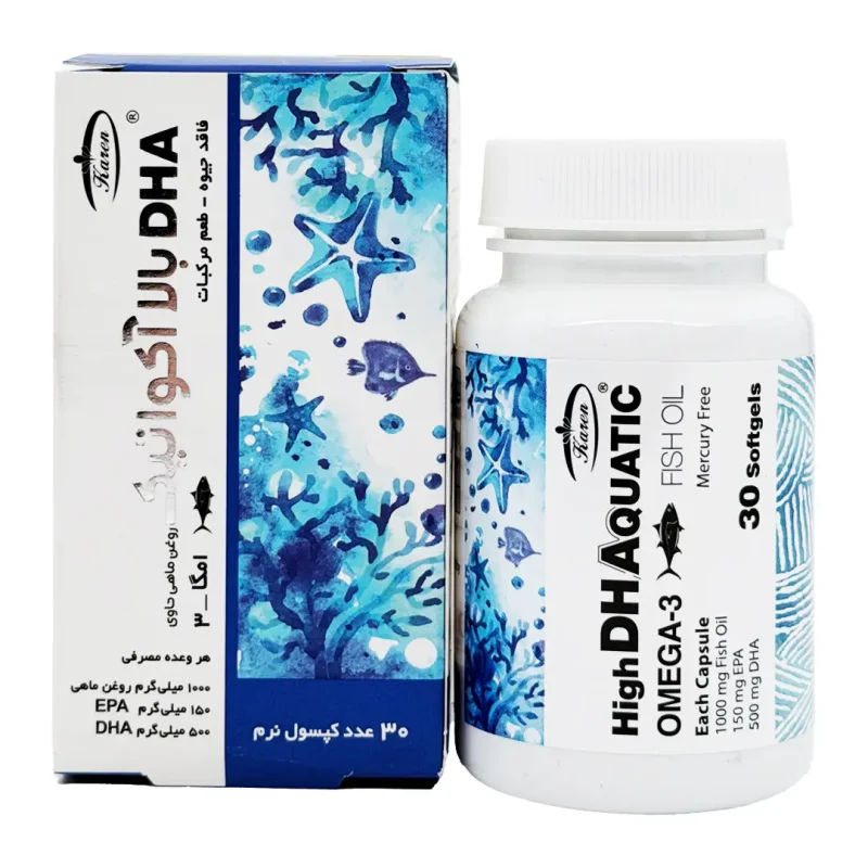 کپسول روغن ماهی حاوی DHA بالا کارن - 30 عددی