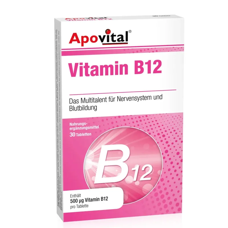 قرص ویتامین B12 آپوویتال 30 عددی