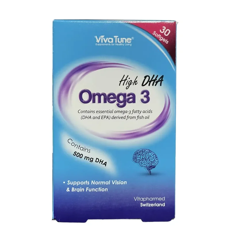 سافت ژل امگا3 دی اچ ای بالا (High DHA) ویواتیون - 30 عددی