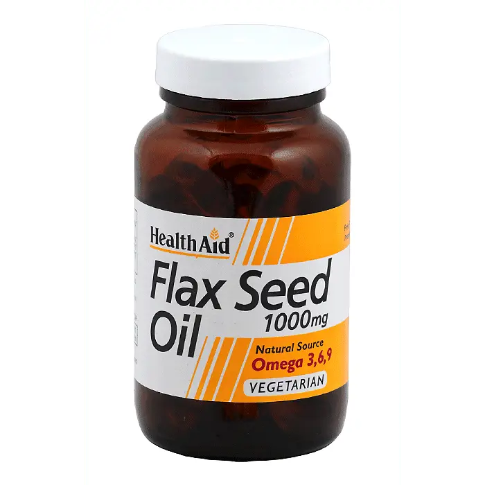 فلکسید اویل 1000 میلی گرم هلث اید | Health Aid V Flax Seed Oil 1000 mg