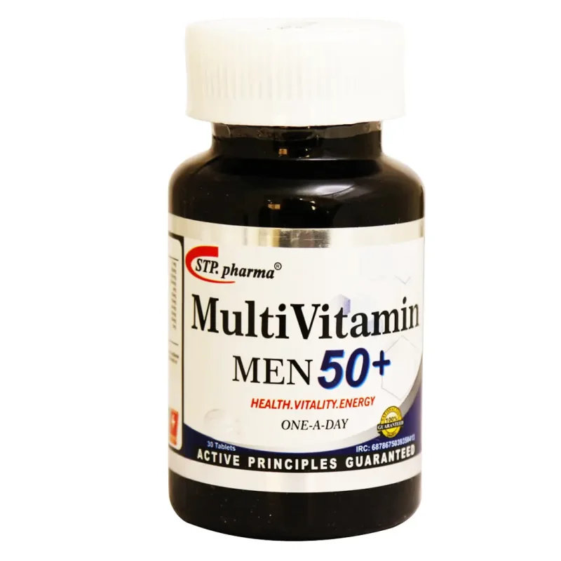 مولتی ویتامین مردان 50+ سال اس تی پی فارما 30 عددی