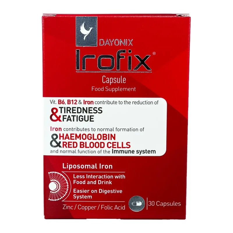 کپسول آهن آیروفیکس دایونیکس فارما 30 عددی