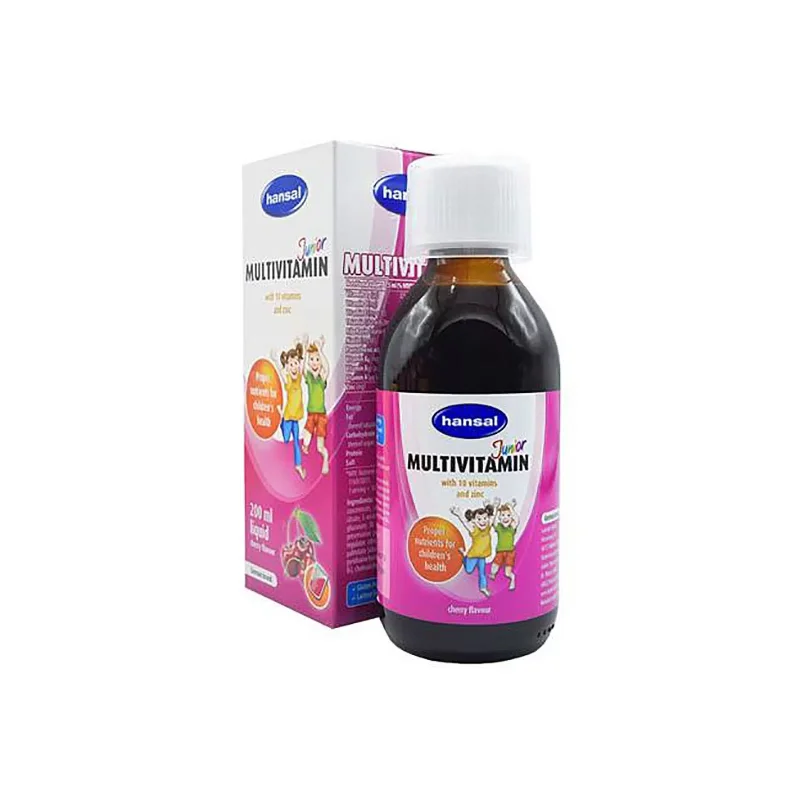 شربت مولتی ویتامین جونیور هانسال | Hansal Junior Multi Vitamin Syrup