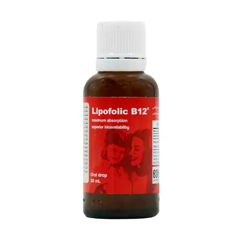 قطره لیپوفولیک B12 بی اس کی 30 میلی لیتر