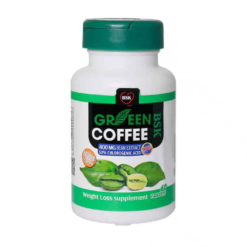 قرص قهوه سبز بی اس کی ۶۰ عددی