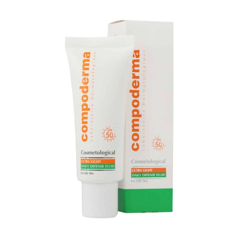 کرم ضد آفتاب SPF50 پوست چرب کامپودرما 40 میلی لیتر