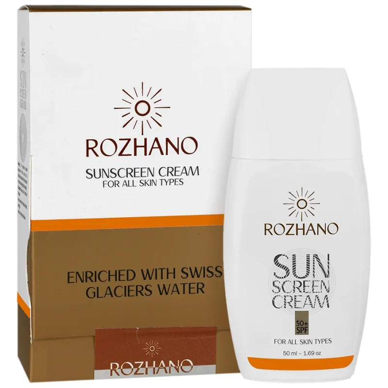 کرم ضد آفتاب روژانو انواع پوست SPF50