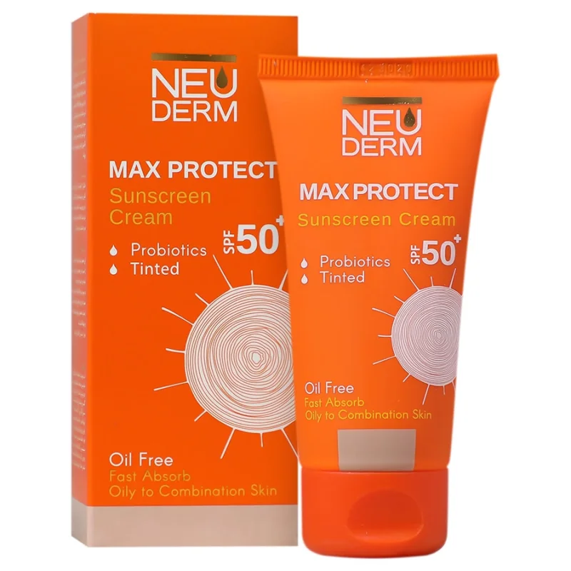 کرم ضدآفتاب مکس پروتکت SPF50 پوست چرب (رنگی)