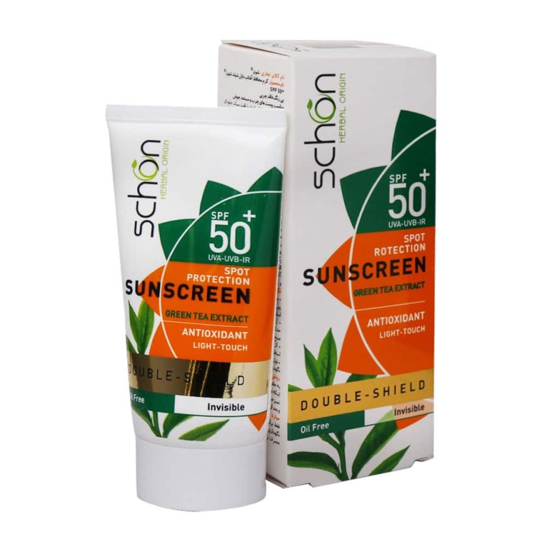 کرم ضد آفتاب دابل شیلد فاقد چربی SPF50+ شون 50 میلی لیتر