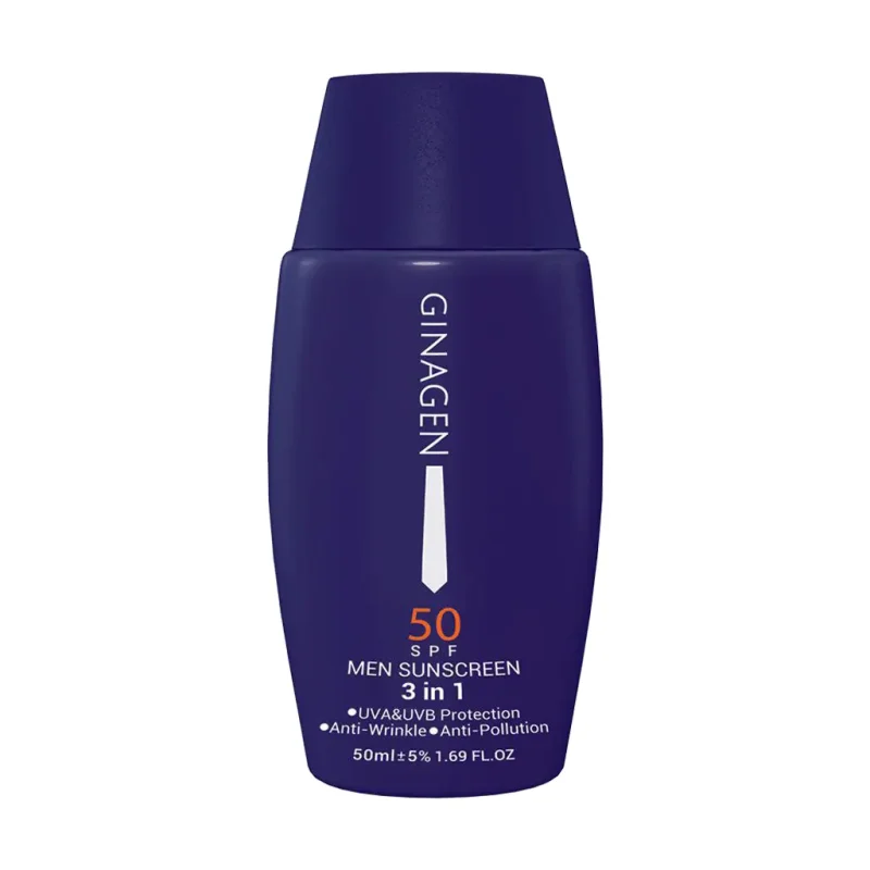 کرم ضد آفتاب 3 در 1 آقایان SPF50 ژیناژن 50 میلی لیتر