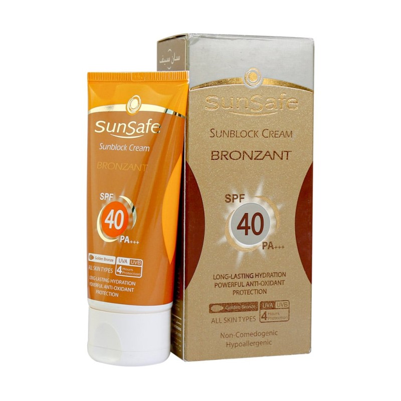 کرم ضد آفتاب برنزه کننده SPF40