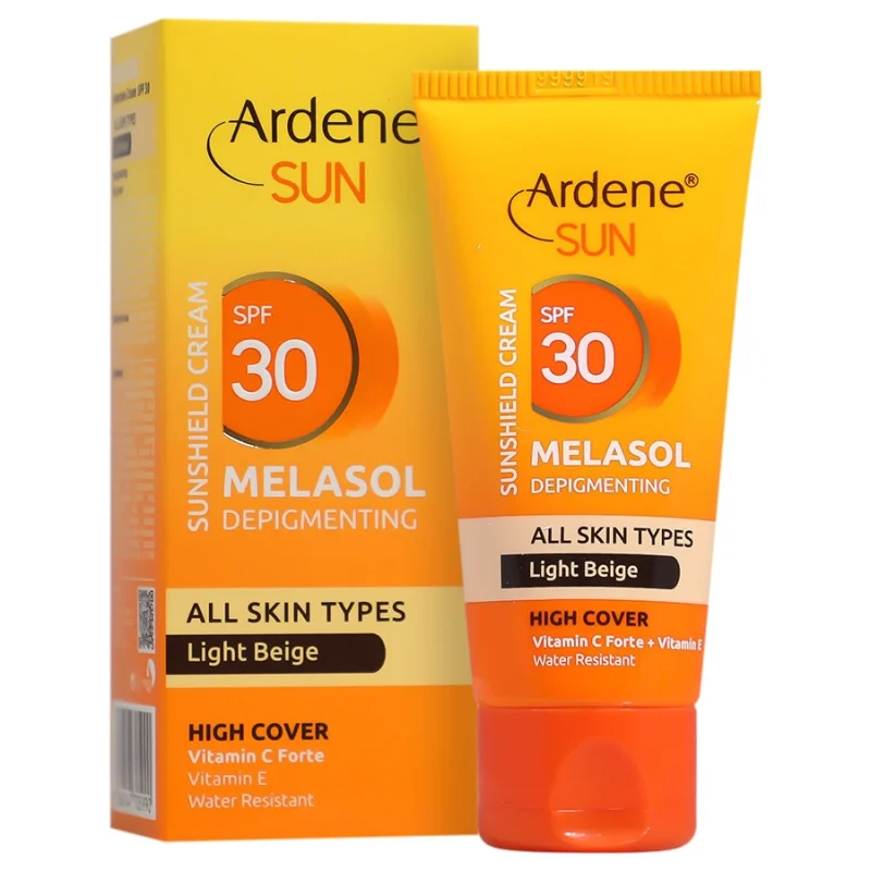کرم ضد آفتاب ملاسول SPF30 (بژ روشن)